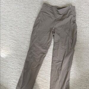 Lululemon Taupe High-Waisted Pants